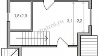 Дом 92 м.кв. (6×9) № 216