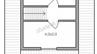 Дом 60 м.кв. (6×6) № 202