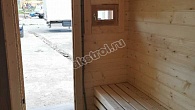 Квадро-баня 5 метров с открытой террасой