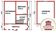 Дом 72 м.кв. (6×6) №303